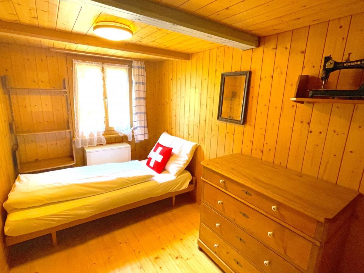 Swisshut Stunning Views Alps Lake - Chalet Erli Darligen Ngoại thất bức ảnh