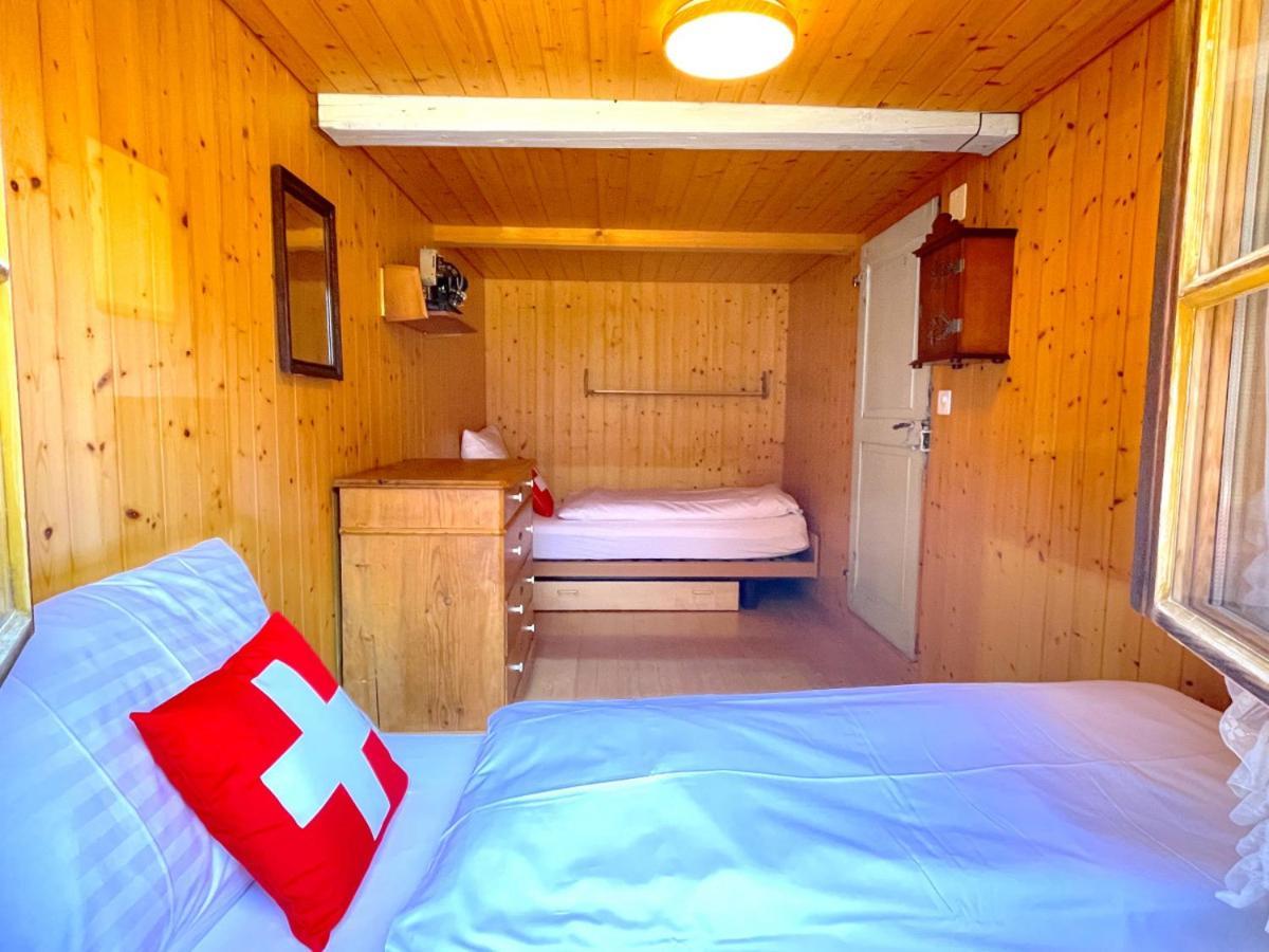 Swisshut Stunning Views Alps Lake - Chalet Erli Darligen Ngoại thất bức ảnh