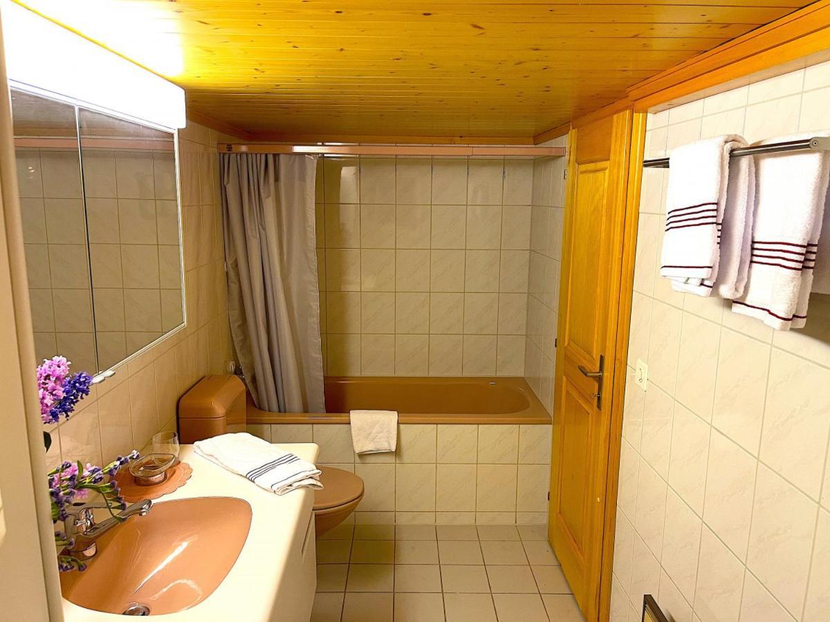 Swisshut Stunning Views Alps Lake - Chalet Erli Darligen Ngoại thất bức ảnh