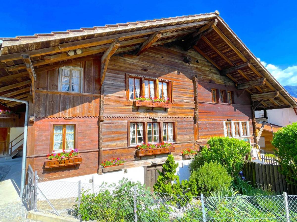 Swisshut Stunning Views Alps Lake - Chalet Erli Darligen Ngoại thất bức ảnh