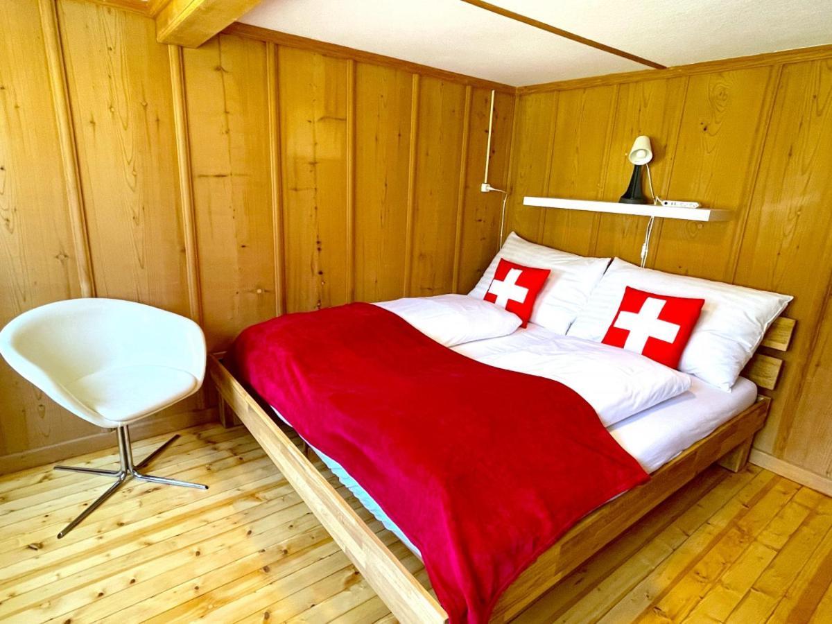 Swisshut Stunning Views Alps Lake - Chalet Erli Darligen Ngoại thất bức ảnh